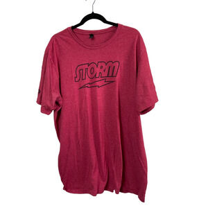 Women's Men's District Made Burgundy Storm T-Shirt Loungewear Sleep Comic 2XL